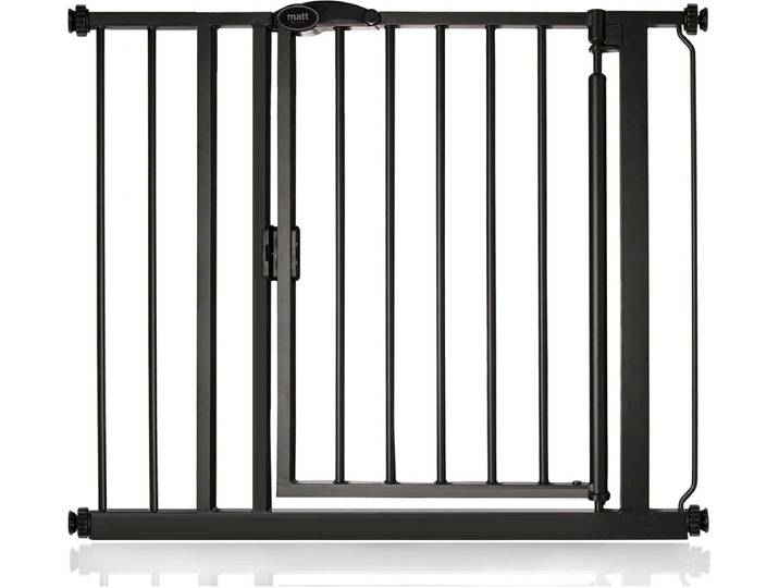 Safetots Self Closing Klemhek\, Traphekje\, 89\,4cm - 96\,4cm\, Mat Zwart