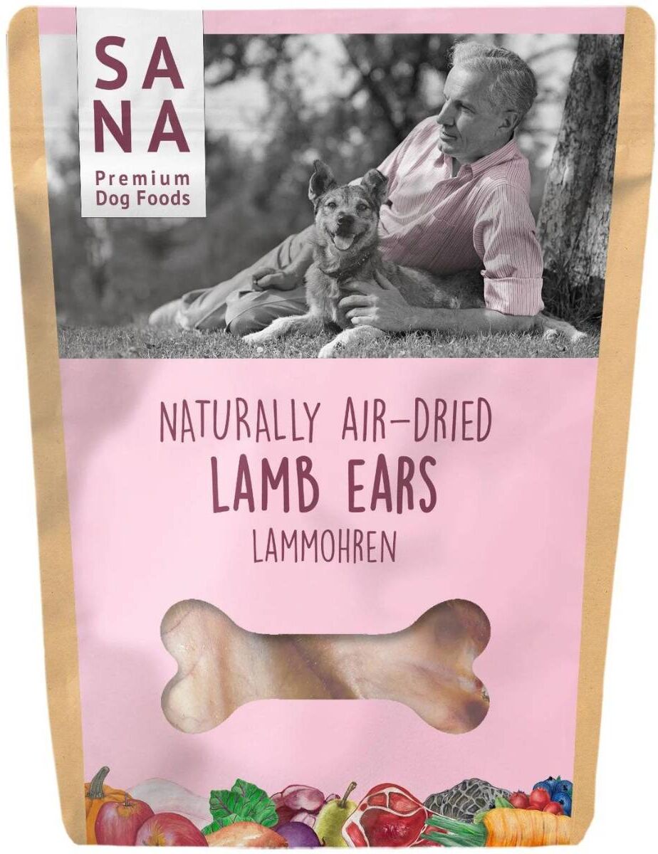 Sanadog Orecchie di Agnello 500 g Snack Masticativo per Cani