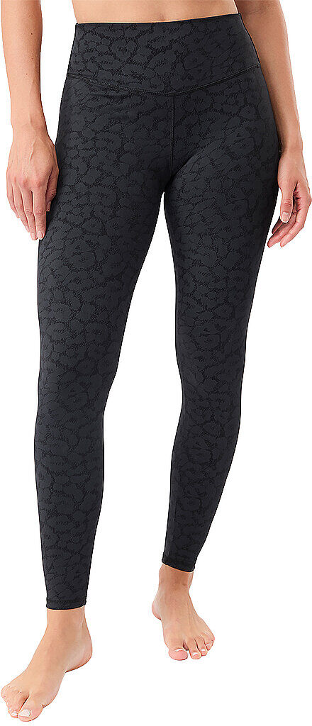 MANDALA Damen Yogatight Mono Printed schwarz   S W