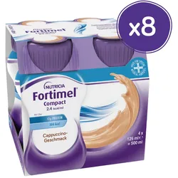 Fortimel Compact 2.4 Cappuccinogeschmack 8X4X125 ml