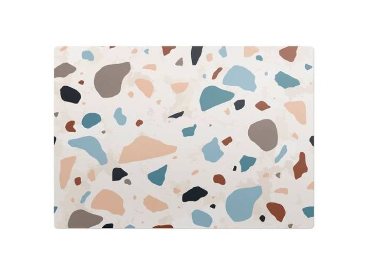 Tapis Protège-Sol pour Chaise - Résumé de terrazzo - 100x70 cm - Tapis de protection