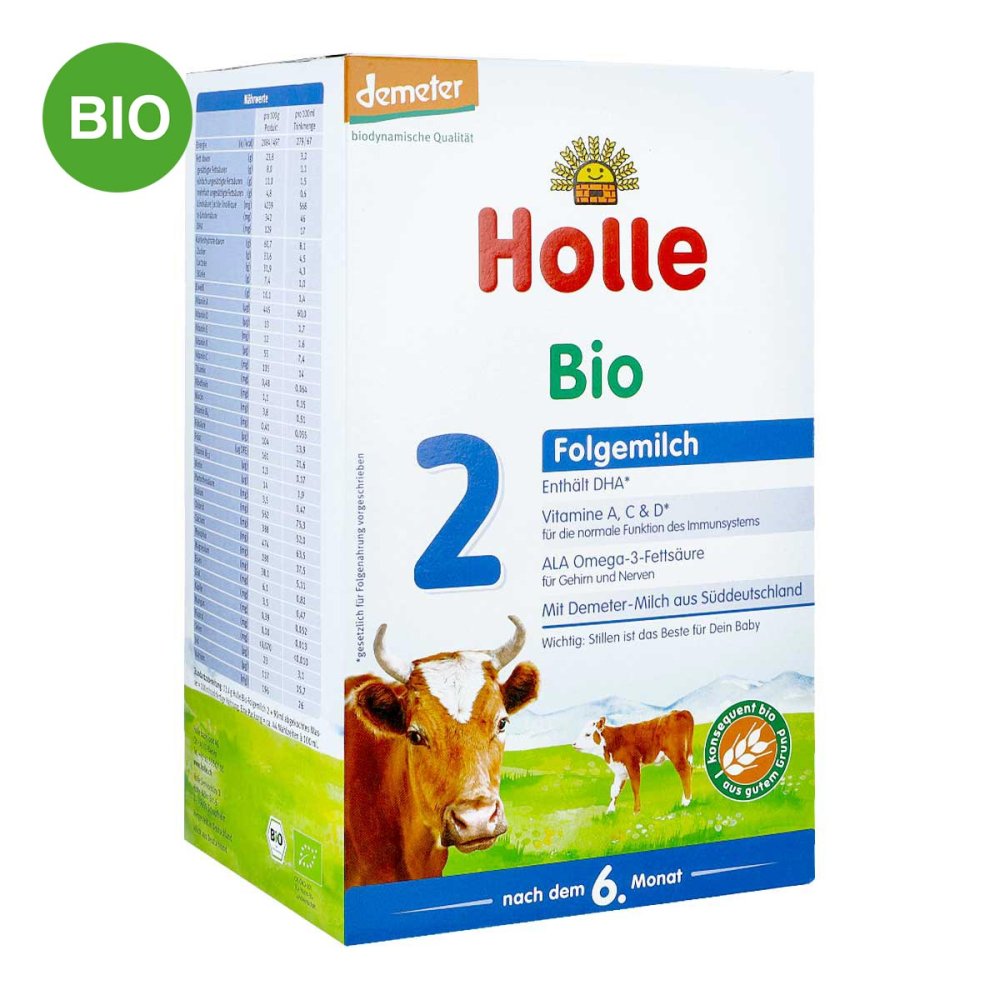 Holle baby food AG Holle Bio Säuglings Folgemilch 2 05373645