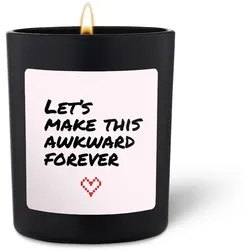 Chatty Candles, Duftkerzen, Duftkerze Woody Let's make this awkward forever