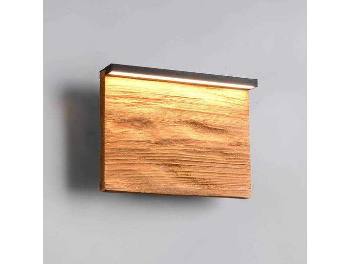Trio Lighting Wandleuchte Kalea, dimmbar, Holz hell, für Wohn- / Esszimmer, Holz