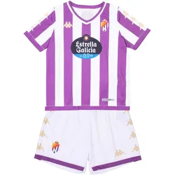 Kappa, Fussballtrikot, Baby-Heimtrikot real valladolid kombat 2023/24 (68), Mehrfarbig, Weiss, Violett