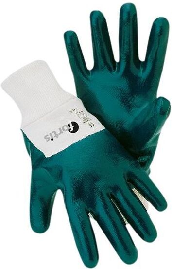 Fortis Handschuh Mechanicblue 4317784794176 Nitril, Strickb., Gr10