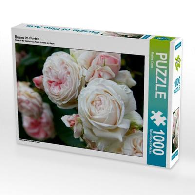 CALVENDO Puzzle Rosen im Garten | 1000 Teile Lege-Größe 64x48cm Foto-Puzzle für glückliche Stunden
