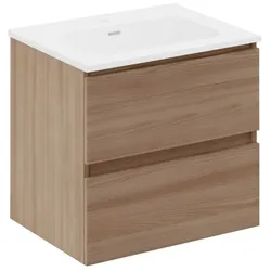 Cosmic Bbest Schrank mit 2 Schubladen Und Porzellanwaschbecken, Wjb010p0615232 WJB010P0615232