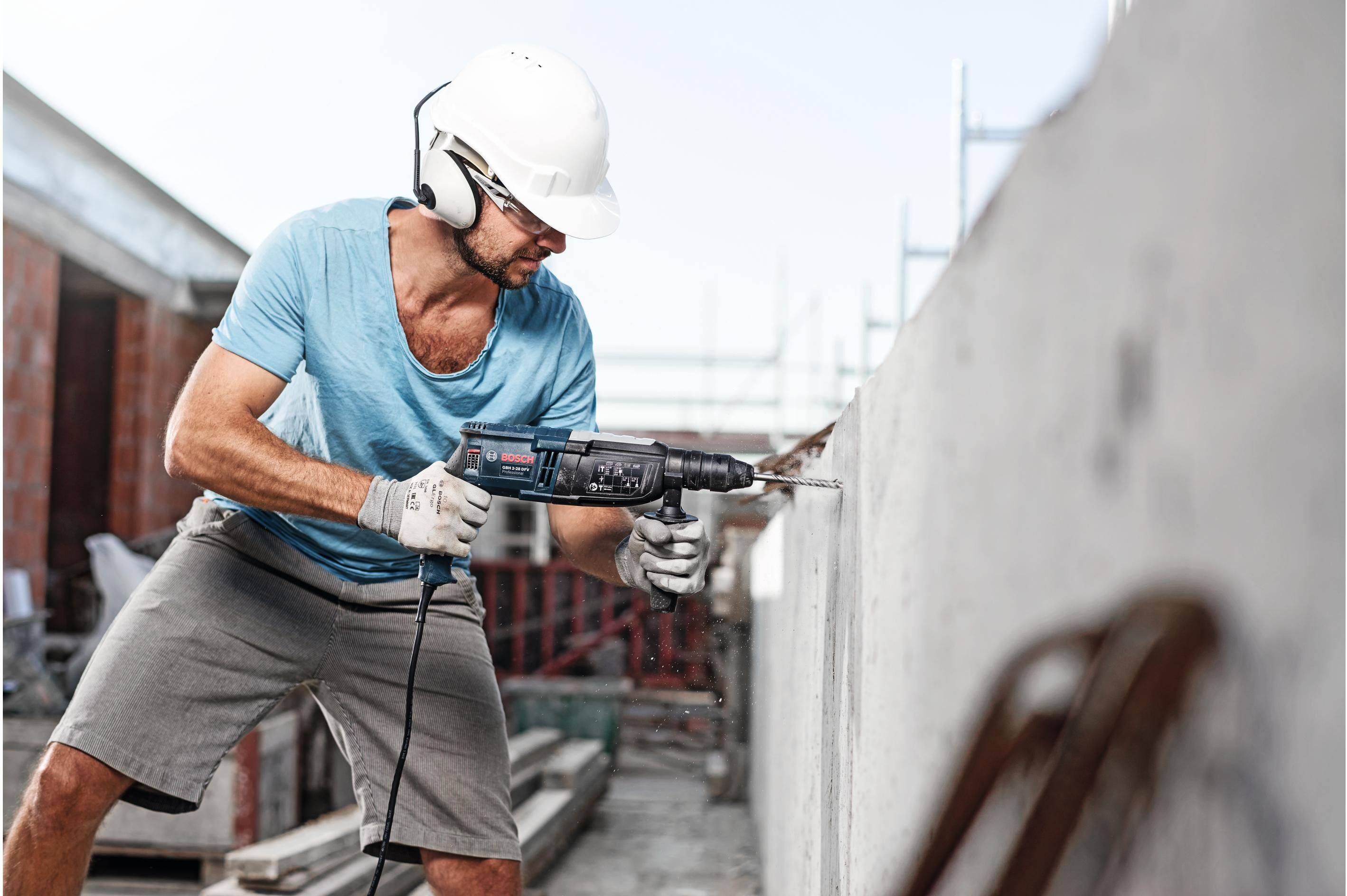 Hammerbohrer BOSCH PROFESSIONAL "SDS plus-3", silber, Bohrer, Hammerbohrer silber Einheitsgröße