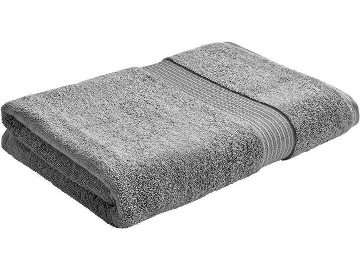 Strandtücher CHRISTY Supreme , silber, B:100cm L:180cm, Walkfrottier, Obermaterial: 100% Baumwolle, Handtücher, Strandtücher, Premium Handtuch in Luxusqualität, 650g/m², 100 x 180, 2er Set
