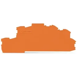 Wago 2003-6692 Abschluss- und Zwischenplatte,0,8 mm dick,orange 20036692  - 25 Stück