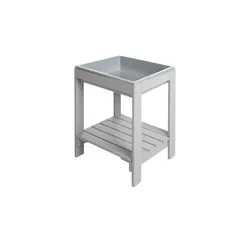Roba Outdoor Kinder-Spieltisch   ¦ grau ¦ Maße (cm): B: 38,5 H: 50 T: 31.8