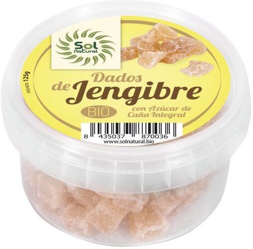 Sol Natural Ginger Bio 125 gr diced 125 gr