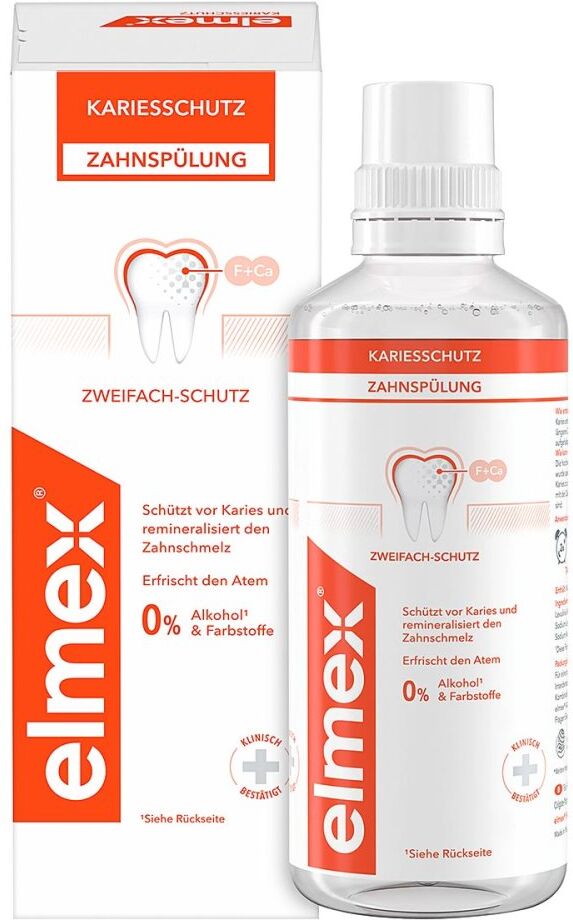 Elmex Kariesschutz Zahnspülung, Mundspülung 400ml