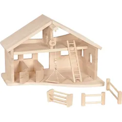 HOLZTIGER Stall mit Seilwinde