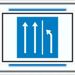 HB-Druck Schild Seitenstreifen räumen Symbol A0 (841x1189mm)