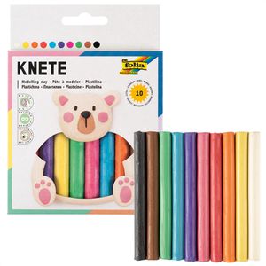 Folia Knete 261009, ab 3 Jahre, farbig sortiert, 220g