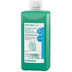 B. Braun Softa Man pure Händedesinfektion, hygienisch und chirurgisch - 500 ml – Flasche 500 ml