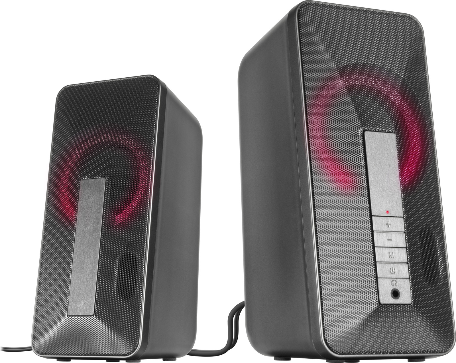 Speedlink LAVEL verlichte stereo-luidspreker zwart