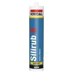 SOUDAL Sanitärdichtmasse Silirub S schwarz 300ml