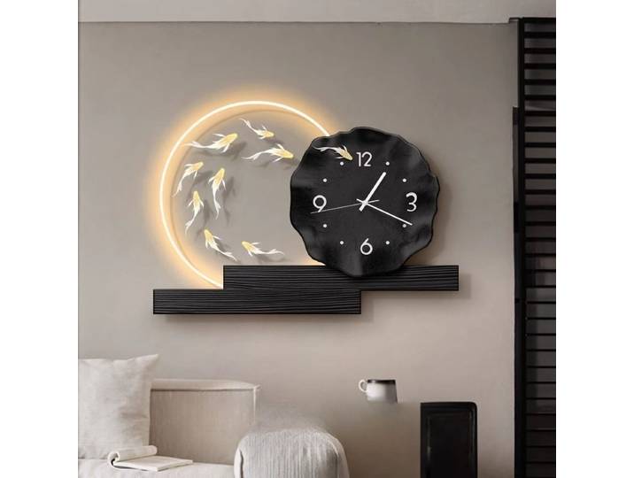 Horloge murale esthétique Simple Design Style nordique Art horloge murale classique amusant Reloj De Pared Para Sala meubles accessoires