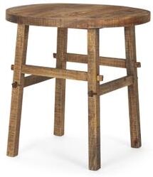 Mercana Rosie Small Brown Wood End Table