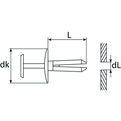 SWG Clip, Zier-/Schutzleiste Kunststoffspreizniet schwarz, Kunststoff 50090480 für BYD HONDA