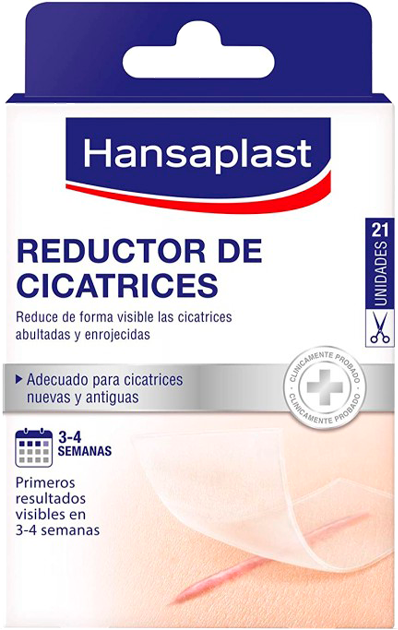 Hansaplast Redutor de Cicatrizes 3,6cm x 6,8cm 21unidades
