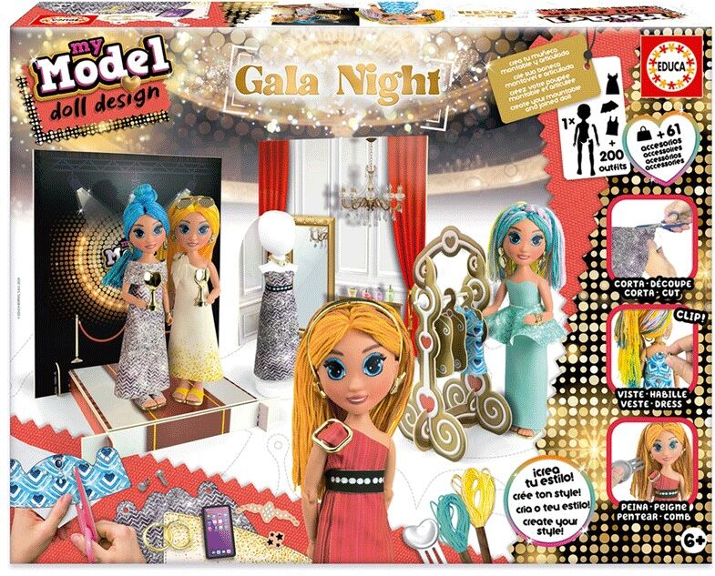 EDUCA BORRAS My Model Doll Design Gala Night - Educa