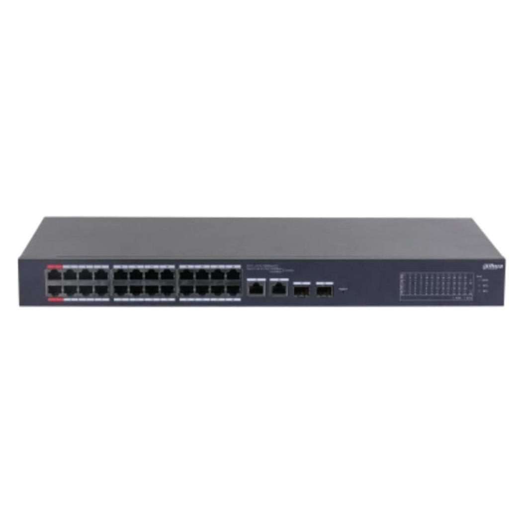 Dahua Switch||CS4226-24ET-375|Type L2|Desktop/pedestal|PoE ports 24|375 Watts|DH-CS4226-24ET-375 (26 Ports) (DH-CS4226-24ET-375)