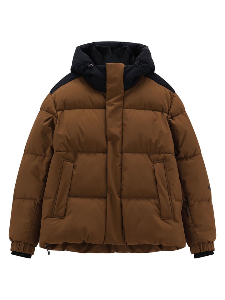 cmp Winterjacke in Hellbraun/ Schwarz - M