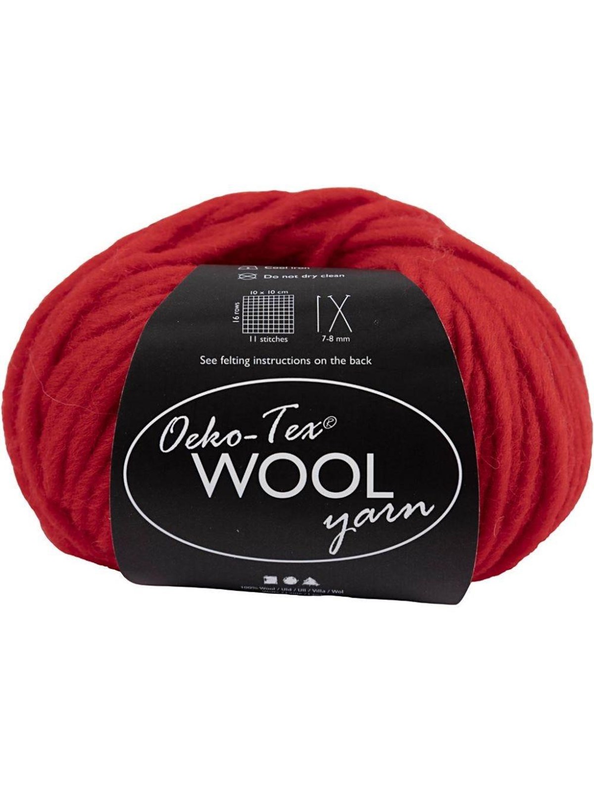 Creativ Company Wool yarn Red 50m