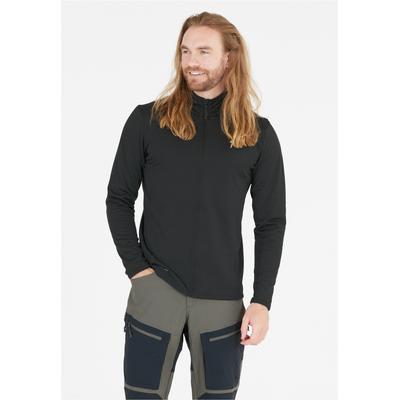 Fleecejacke WHISTLER "Kalle", Herren, Gr. 3XL, schwarz, 92% Polyester, 8% Elasthan, unifarben, kurz, hoch geschlossener Ausschnitt, Jacken Fleecejacke, mit feuchtigkeitsregulierenden Eigenschaften