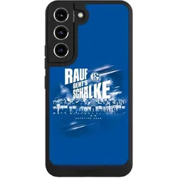 Nivocase Handyhülle für Samsung Galaxy S22 Hülle NIVOpure Case Schwarz Aufstieg FC Schalke 04 Offizielles (Samsung Galaxy S22), Smartphone Hülle, Schwarz
