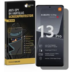 1x Blickschutz 9H Panzerhartglas für Xiaomi 13 Pro Sichtschutz Schutzglas Displayschutz Panzerfolie Schutzfolie echtes Tempered Panzerglas Screen Protector