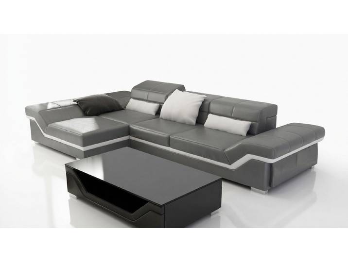 JVmoebel Ecksofa Ledersofa mit USB-Anschluss und verschiedenen Farboptionen, Made in Europa