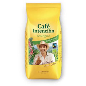 Cafe-Intencion Kaffee Ecologica Cafe Crema, BIO, ganze Bohnen, 100% Arabica, 1 kg