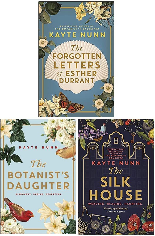 Orion Kayte Nunn Collection 3 Books Set (The Forgotten Letters of Esther Durrant, The Botanist's Daughter & The Silk House)