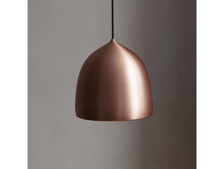 FRITZ HANSEN Designer Hängeleuchte Suspence P1, dimmbar, kupfer, für Wohn- / Esszimmer, Kupfer, Design
