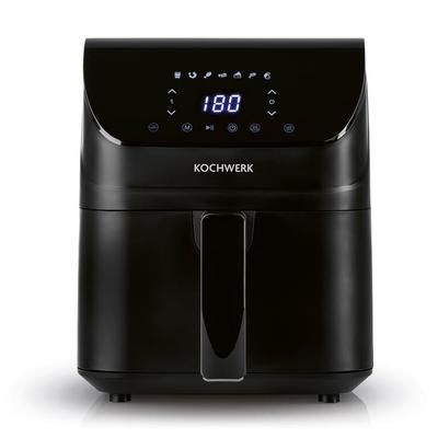 Rachs KOCHWERK Heißluft-Fritteuse Digital 4l 1400W schwarz matt mit Erinnerungsfunktion