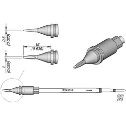 JBC Tools R245016 Lötspitze Meisselform Inhalt 1 St. (Lötspitze), Lötgerät Zubehör