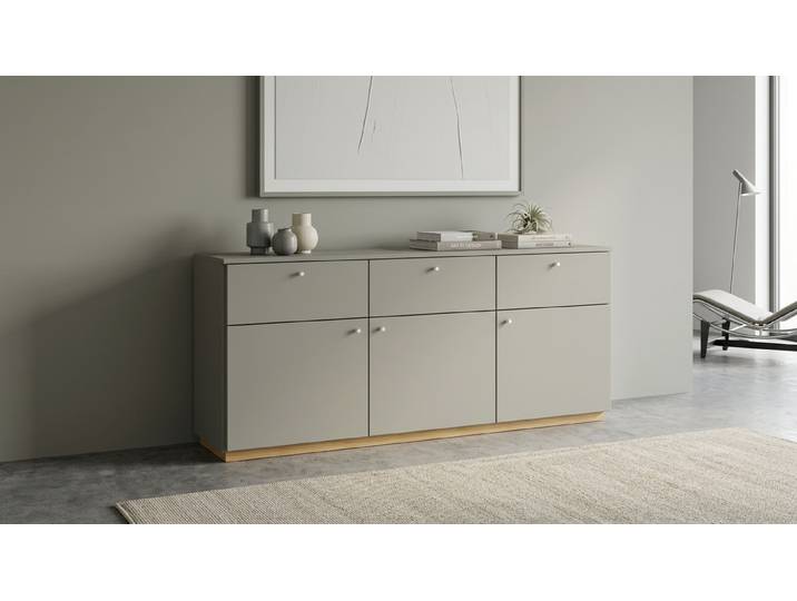 Breites Sideboard Premium Dekore Grau