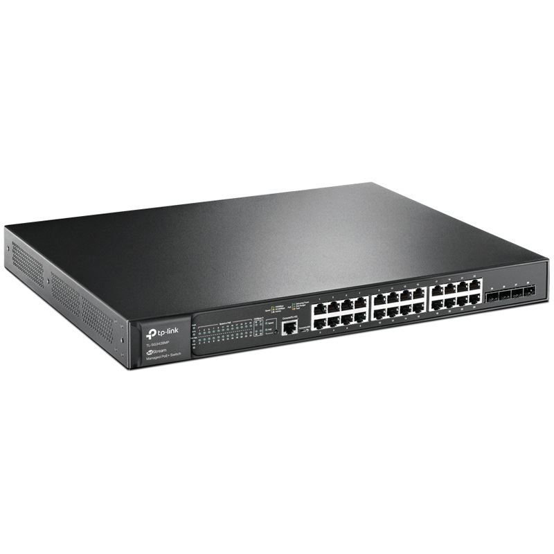 TP-Link JetStream TL-SG3428MP - Switch - 28 Anschlüsse - managed - an Rack montierbar