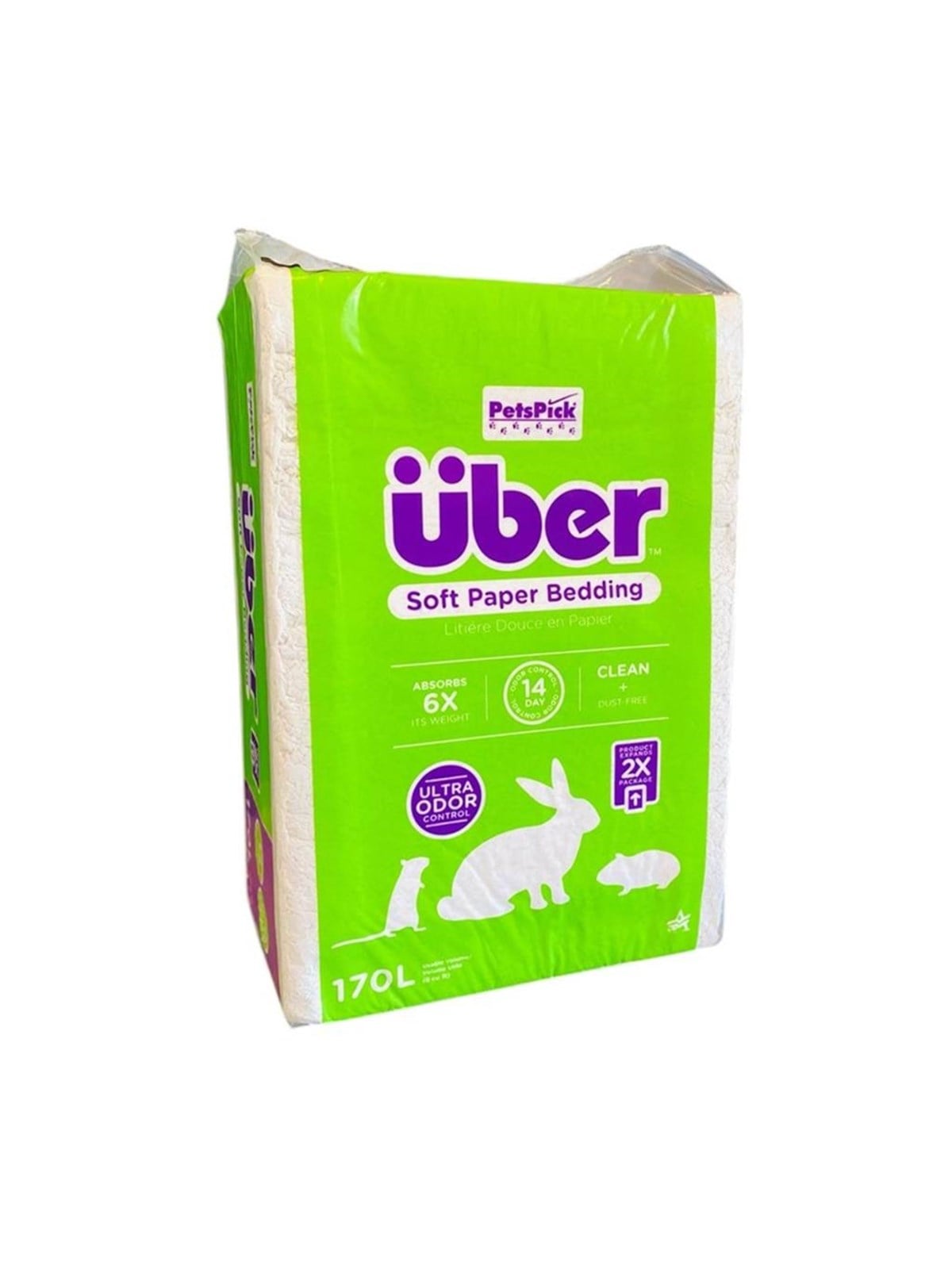 Über Papierstreu 170 L Weiß