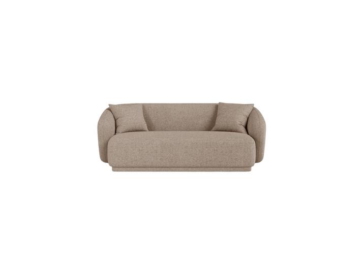 2-Sitzer Design Sofa Jane Chenille Cappuccino chosen by Bloomingloft