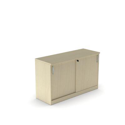 Anstellschiebetürenschrank NEVADA, B 1200 x H 740 mm, Ahorn-Dekor
