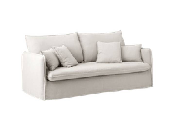Canapé tissu effet lin Orphée