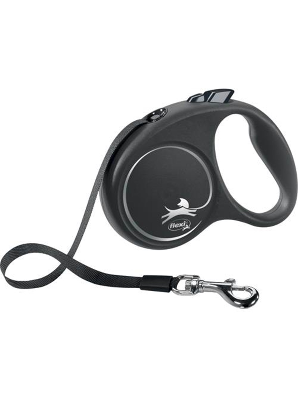 Flexi Black Design S leash 5 m 15 kg black