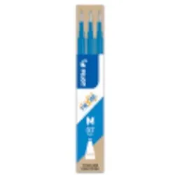 Pilot BLS-FR7-SKL-S3 Tintenrollermine FriXion BLS-FR7 - 0,4 mm, himmelblau, 3er Pack