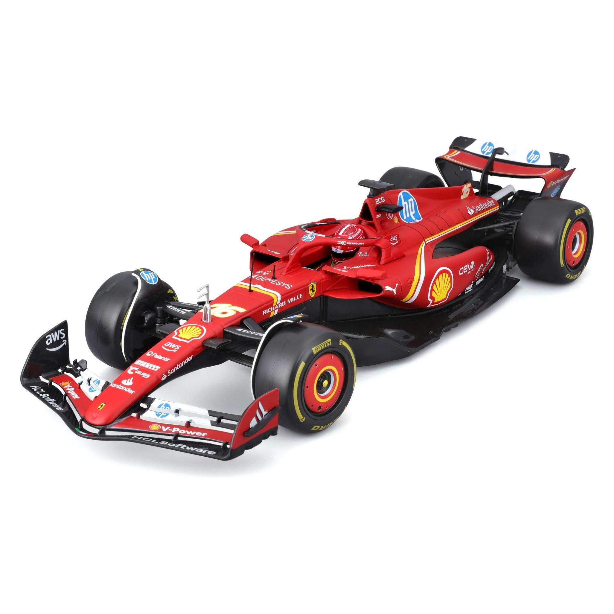 Bburago Ferrari F1 SF-24 1/18 Leclerc 2024 (1816815-16)
